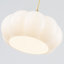 Luminaire suspendu en verre blanc 1 lumière