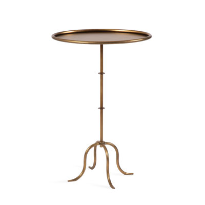 Bajoria Metal Oval Side Table
