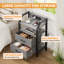 46cm W Steel Bedside Table-133935204