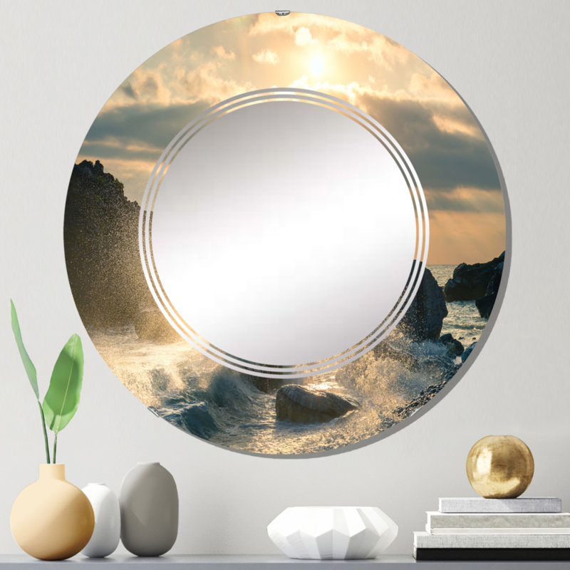 Miroir de salle de bain sans cadre, 24 po x 24 po