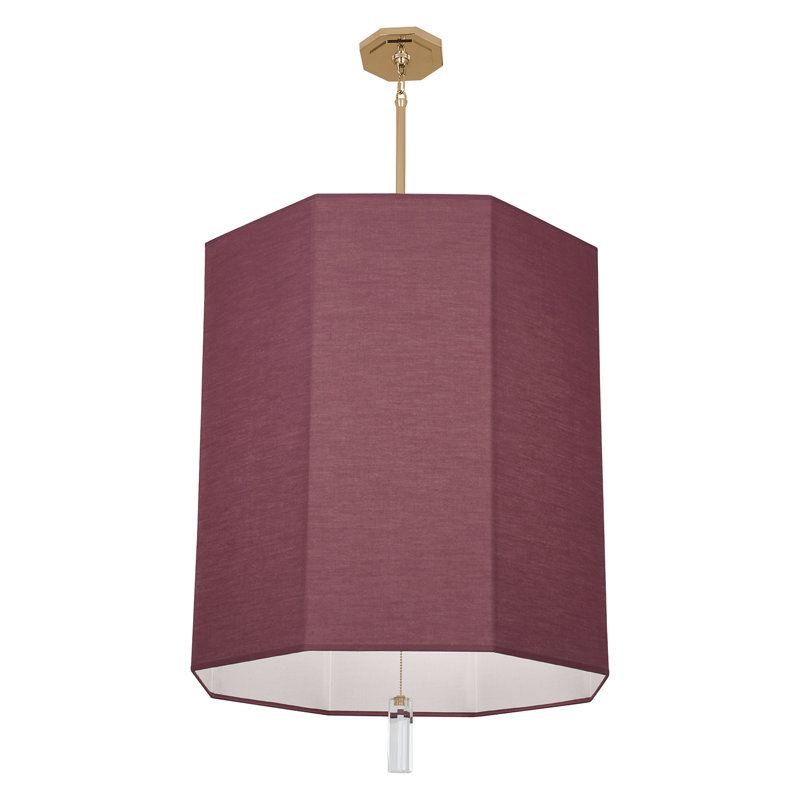 Kate 6 - Light Chandelier, Modern Brass, Vintage Wine