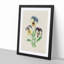 Illustration of Wild Pansies - Picture Frame Painting Print-55579745-55579740
