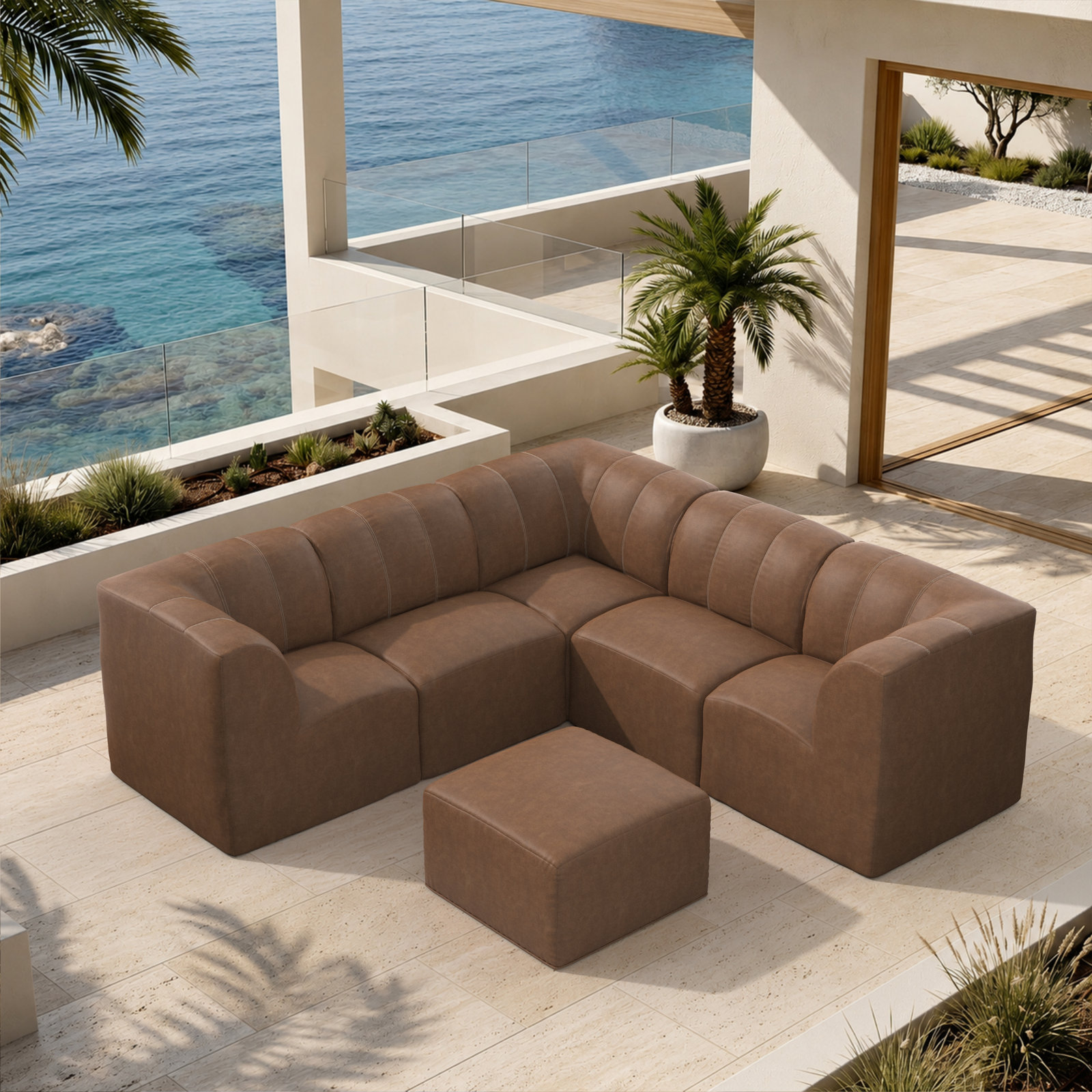 Praia 124" Patio Sectional