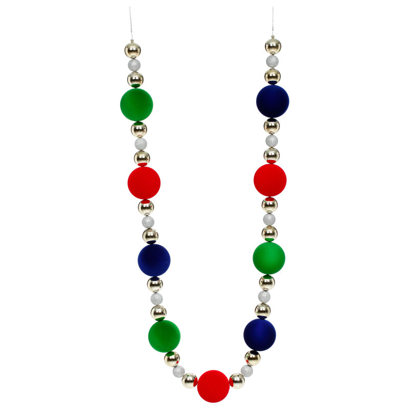Bright Ball Garland, 6 Feet