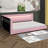 Modern Upholstered Platform Bed Frame With USB Ports,  Floor Sofa Day Bed With Storage Headboard-2103152015-2103152012