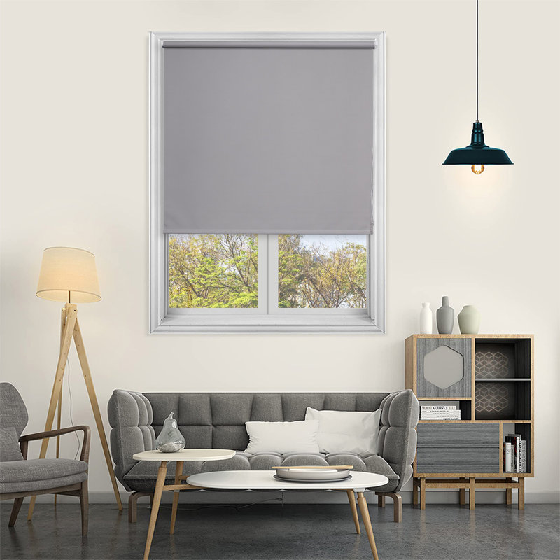 Roller Blind, 150cm W x 160cm L, Grey