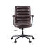Chaise de bureau pivotante avec roulettes Distress