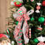 Ensemble de 178 décorations de Noël, 4 pièces de bonbons et 9 rubans