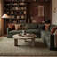 Tapis en laine et vert Weston-318800717-318800747