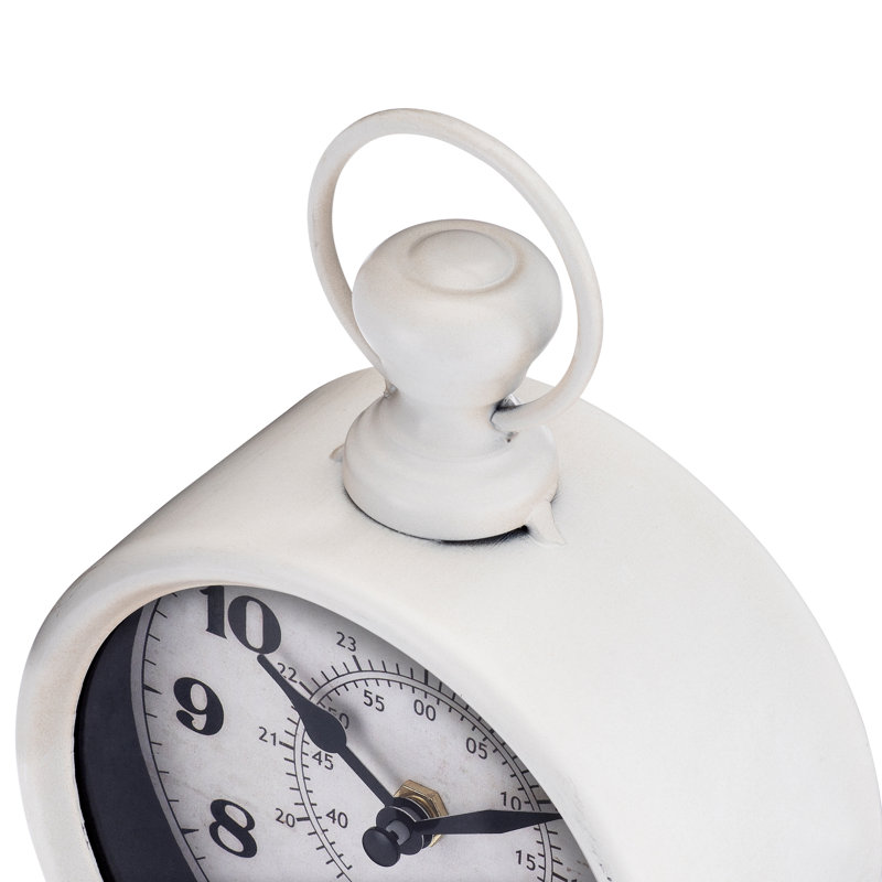 Modern & Contemporary Quartz movement / Crystal Clock in White