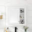 Rangement mural pour salle de bain 30 po x 28 po, armoire à miroir, verre, fixation moderne 28 po, matériau polyvalent et verre-1226118310