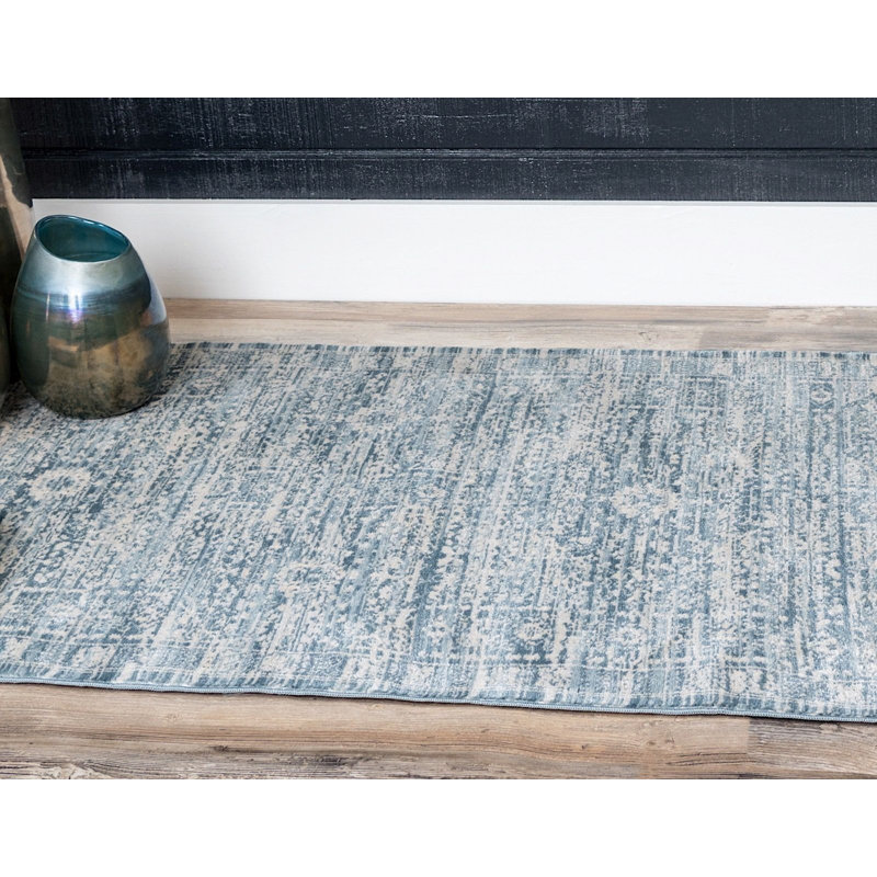 Tapis bleu Antone, Rectangle 5 pi x 8 pi