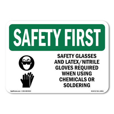 Safety First Sign