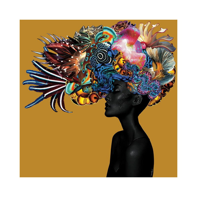 Crowning Glory II by Lolita Lorenzo - Print on Canvas, 93.98cm H x 93.98cm W x 3.81cm D, Wrapped Canvas