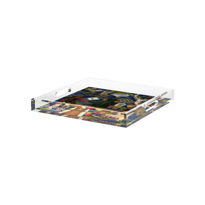 Upland Hunt Gentleman Hunter Acrylic Square Decorative Tray
