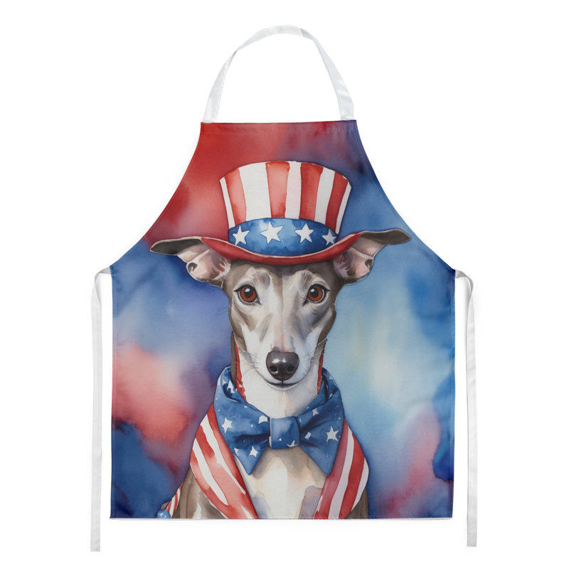 Patriotic American Apron, Whippet