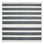 Machine Washable Horizontal Stripes White Area Rug