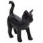 Figurine chat en bois curieux Devere