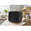 Tower T20027BLK Scandi 2 Slice Toaster with Adjustable Browning Control, Centring Function, 800W, Black