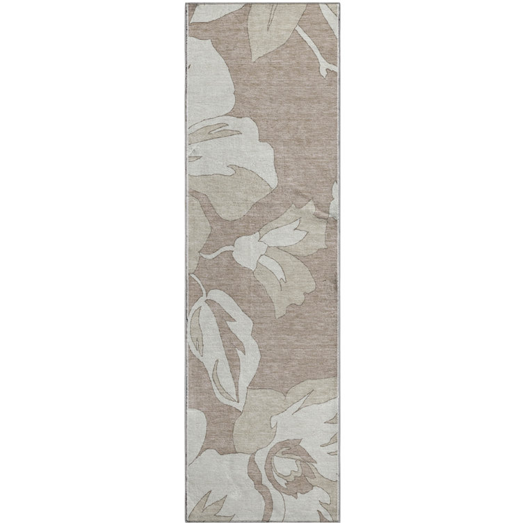 Premium Machine Washable Prisco Taupe Rug
