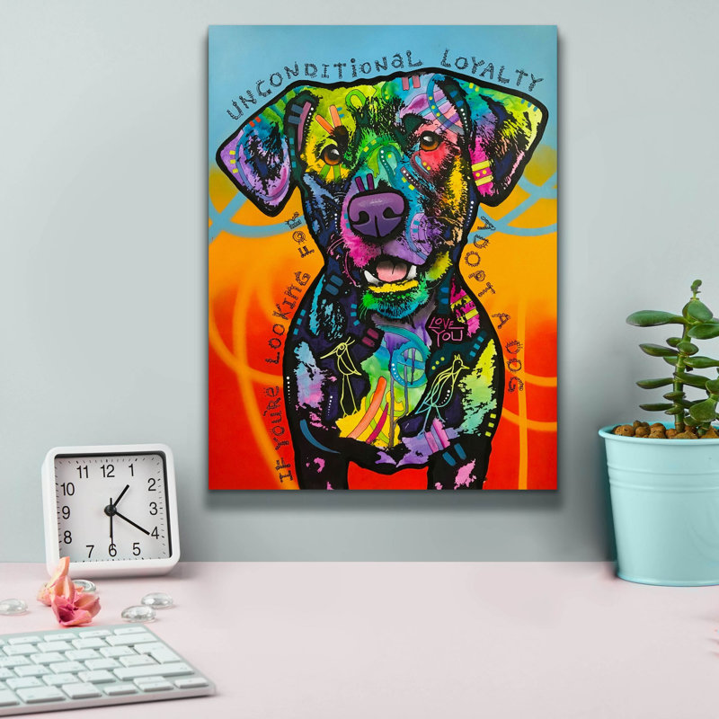 «Unconditional Loyauté» par Dean Russo Studios, art mural sur toile, H 16 po x l 12 po