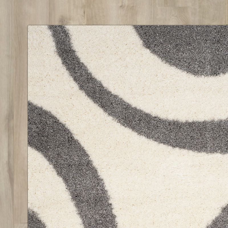 Barbara Shag Performance Geometric Rug, Runner 2'3" x 7'