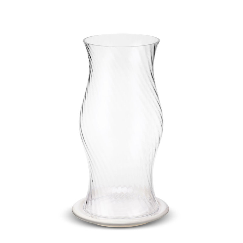 Petit porte-ouragan Milla, Crème, H 11,6 po x l 7,4 po x P 7,4 po