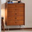 Armoire d'appoint en noyer massif