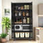 Armoire de rangement polyvalente avec portes et tablettes réglables, idéale pour organiser les espaces de la maison ou du bureau, convenant à divers environnements-185843228