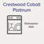 Couvert individuel 5 pièces Noritake Crestwood Cobalt Platinum
