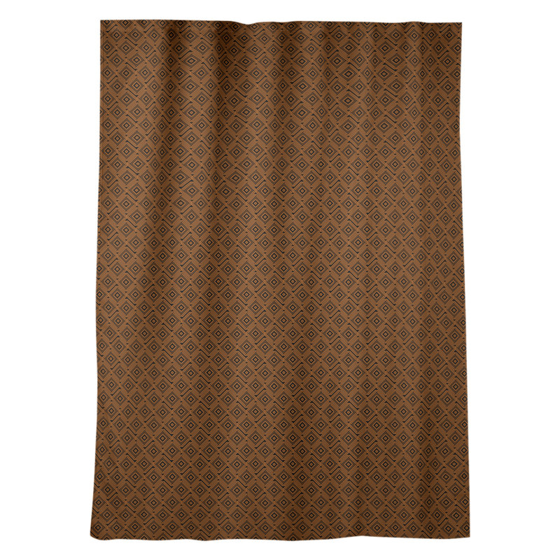 Room Darkening Curtain Single Panel, Brown/Gray
