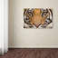 Ann «Tiger Portrait 1», reproduction de photo sur toile tendue Ann-24190506