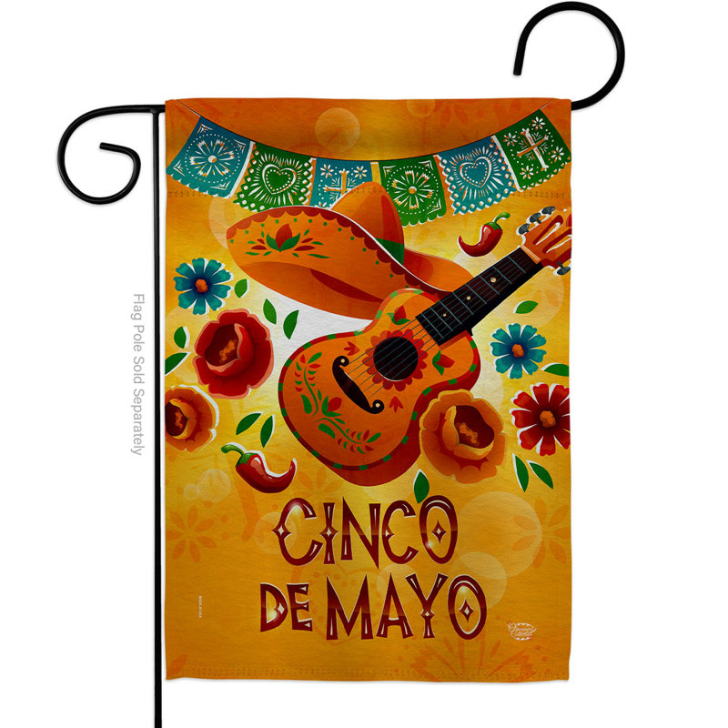 Drapeau de jardin Dance De Mayo, H 18,5 po x l 13 po