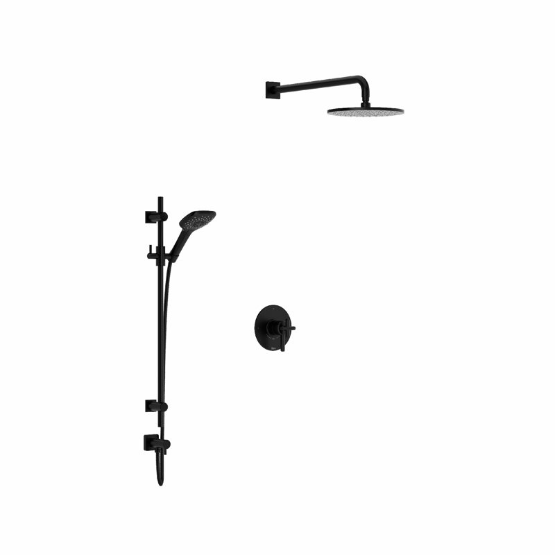 Apothecary All-In-One Kit with Rough in-Valve, Matte Black