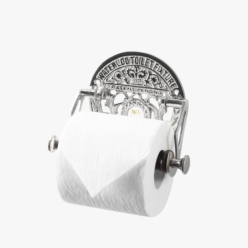 Aghi Wall Mounted Toilet Paper Holder, Chrome