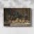 Toile naturelle avec cadre flottant