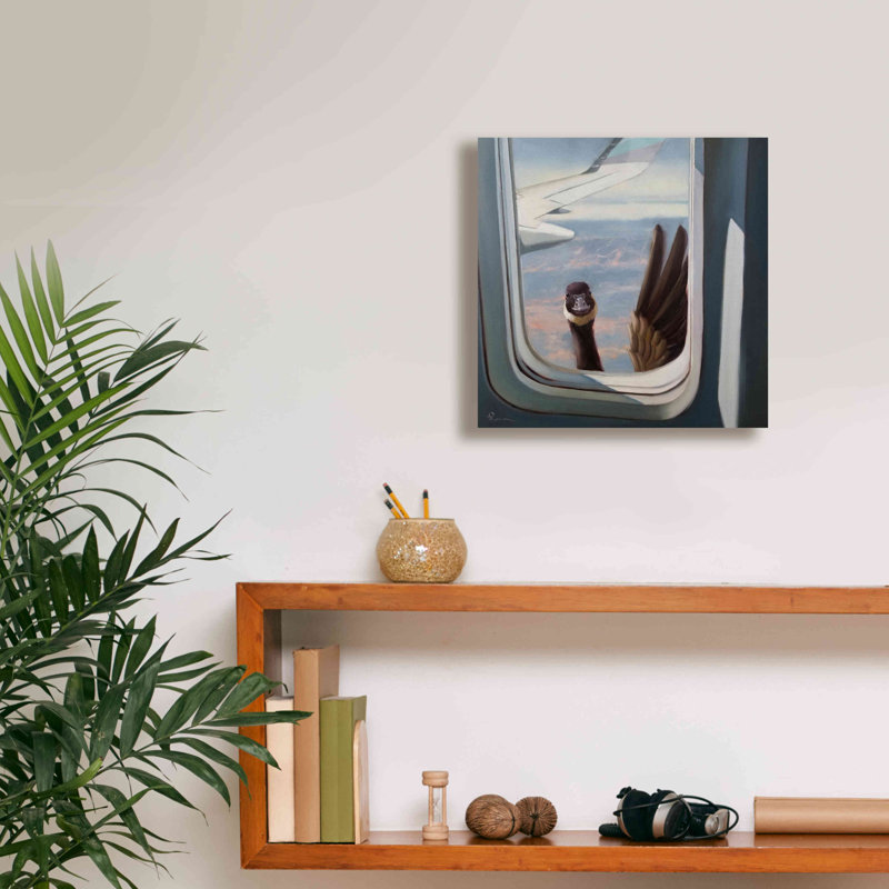 "Amical Skies" par Lucia Heffernan, H 12 po x l 12 po x P 0,75 po