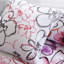 Très grand / très grand lit avec édredon floral rose et avantages pour les coussins décoratifs-127364704