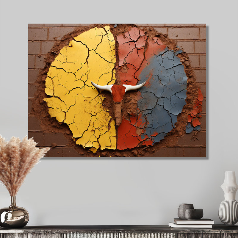 Tribu du bison sauvage - Buffalo, art mural, salon, Métal métal, H 12 po x l 20 po x P 1 po
