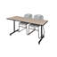 Table de formation en T Nick Nick, 2 chaises empilables Zeng-32701935-32701929-32701936