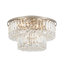 Modern Luxury 2-Tiered Cake Crystal Flush Mount Ceiling Light-746414482