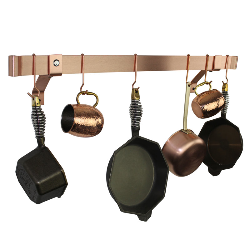 Handcrafted Wall Mounted Pot Rack