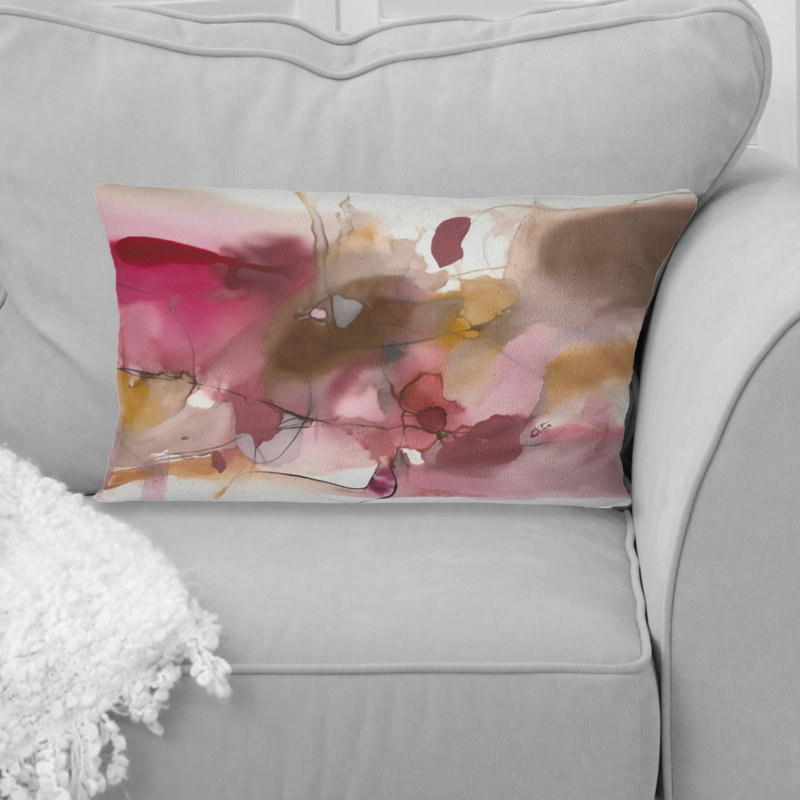 Knowledge Of Dreams Painting Harmony III - Abstract Painting Printed Throw Pillow