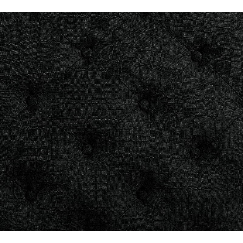 Lovitt Upholstered Bed, King, Black
