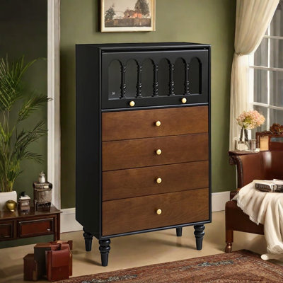 Armoire d'appoint en bois de style Mid-Century