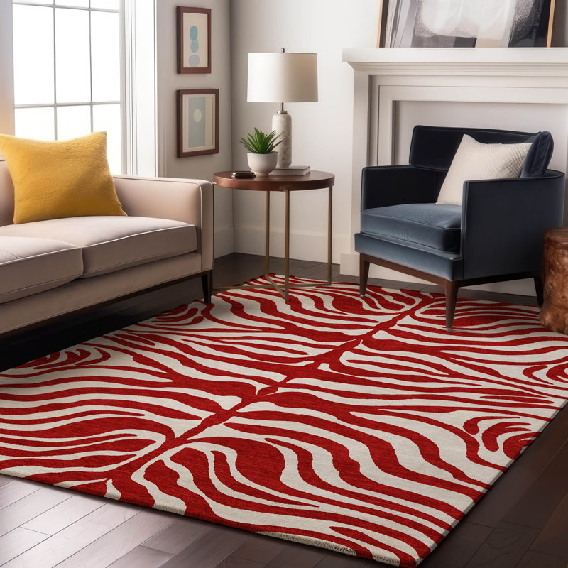 Premium Machine Washable Kian AMF1042 Animal Print Rug, Rectangle 2'6" x 3'10"