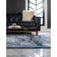 Tapis bleu marine Rizo Pat-1845627458