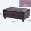Repose-pieds Glory Furniture Revere G305-O, CAPPUCCINO