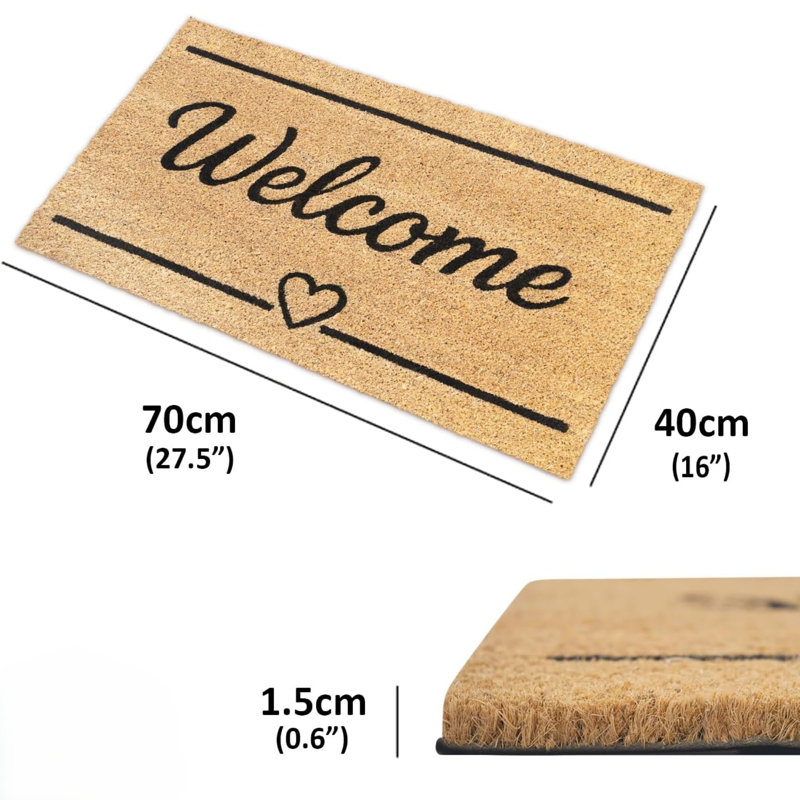Non-Slip No Pattern Doormat