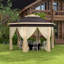 Pavillon de jardin escamotable